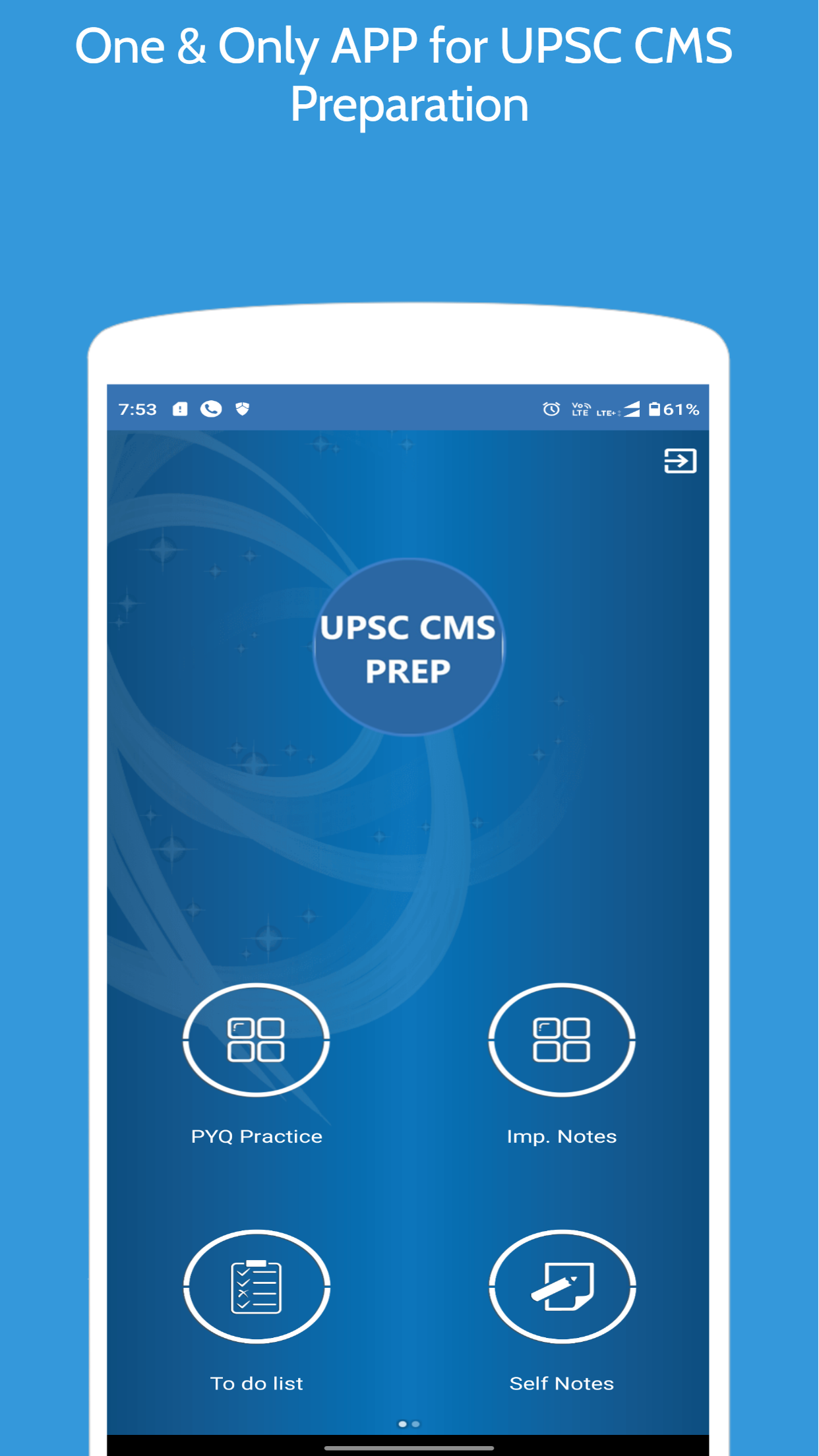 Cerebrum : UPSC CMS & NEET PG | Indus Appstore | Screenshot