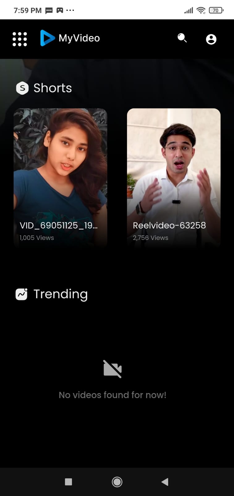 MyVideo.co.in | Indus Appstore | Screenshot