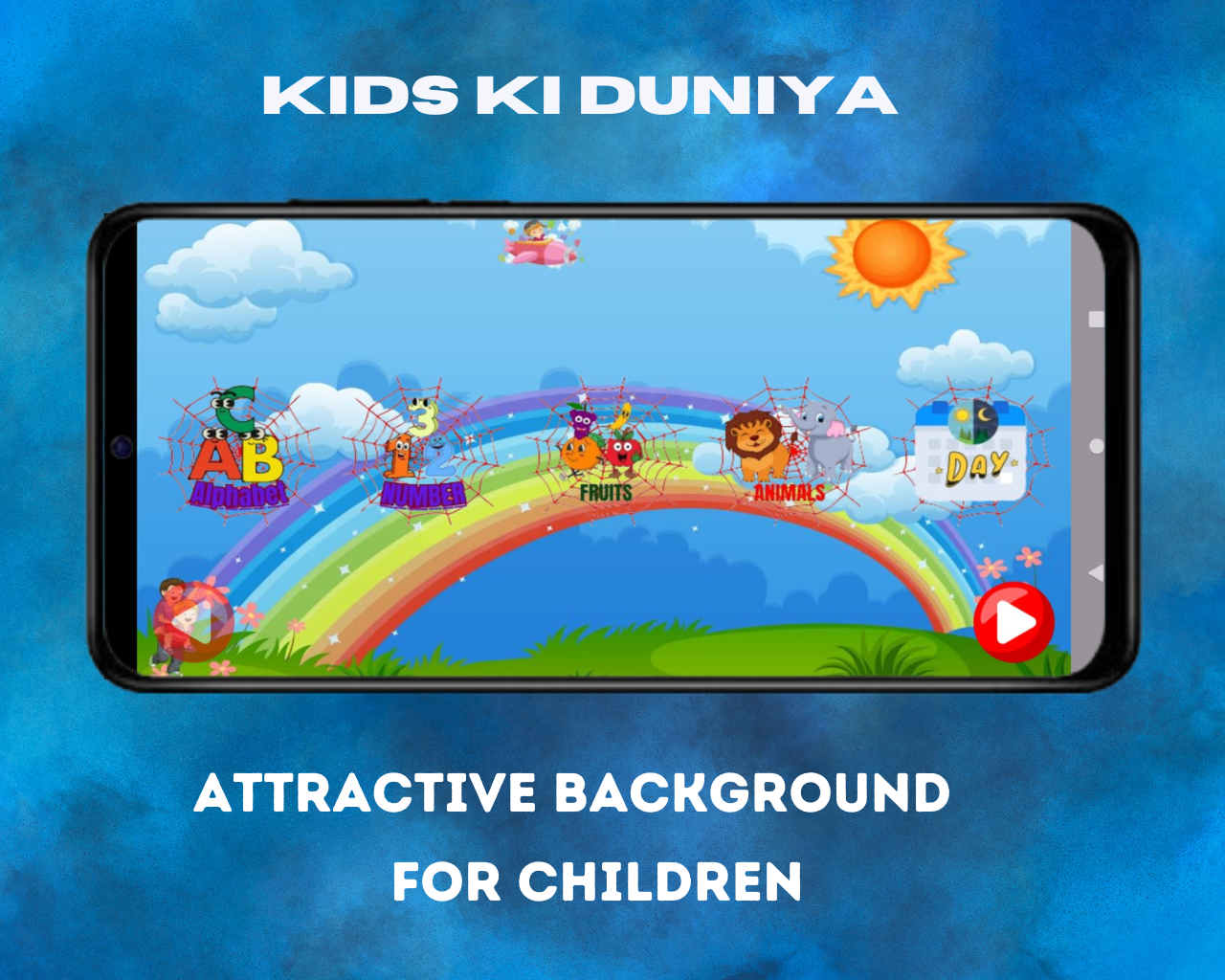 KIDS  KI DUNIYA - LEARNING AND WRITING  ALPHABET & NUMBER | Indus Appstore | Screenshot