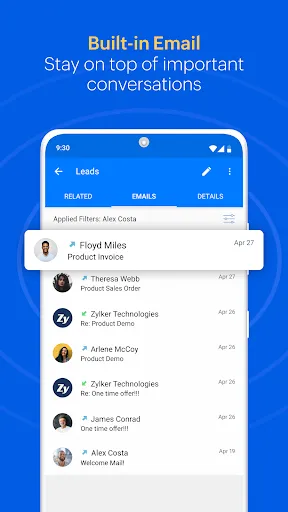 Zoho CRM - Sales & Marketing | Indus Appstore | Screenshot