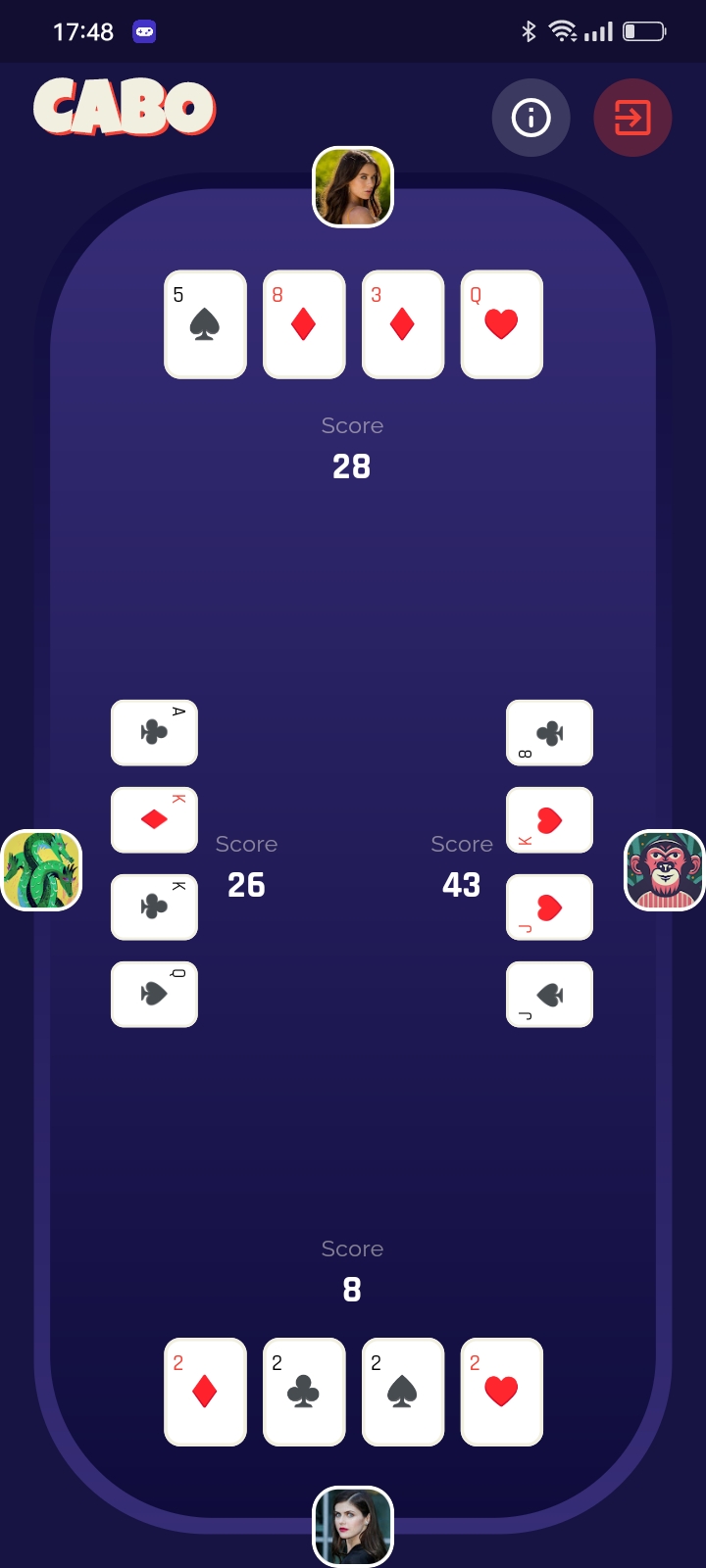 Cabo Card Game | Indus Appstore | Screenshot