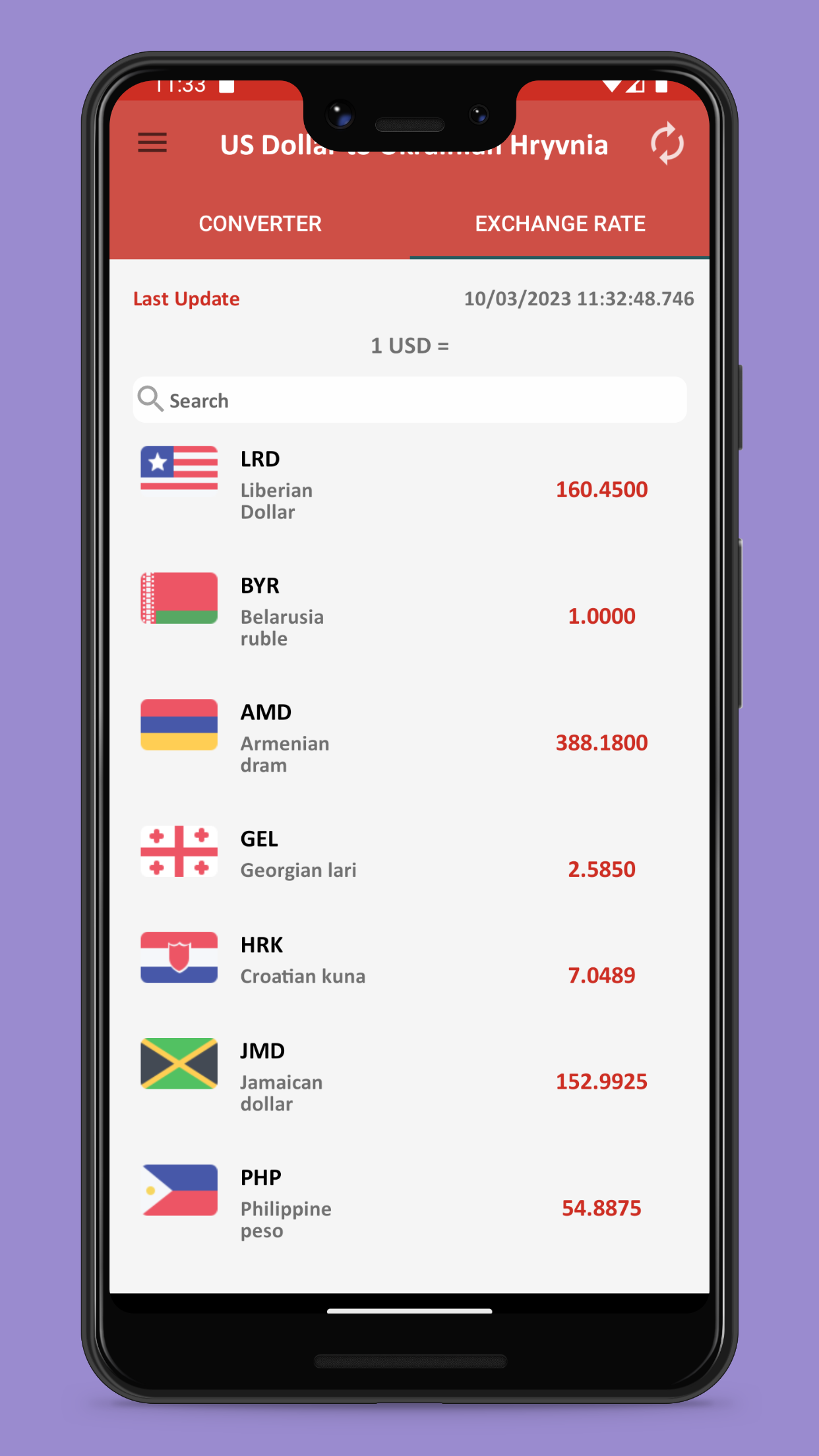 US Dollar to Ukrainian Hryvnia | Indus Appstore | Screenshot