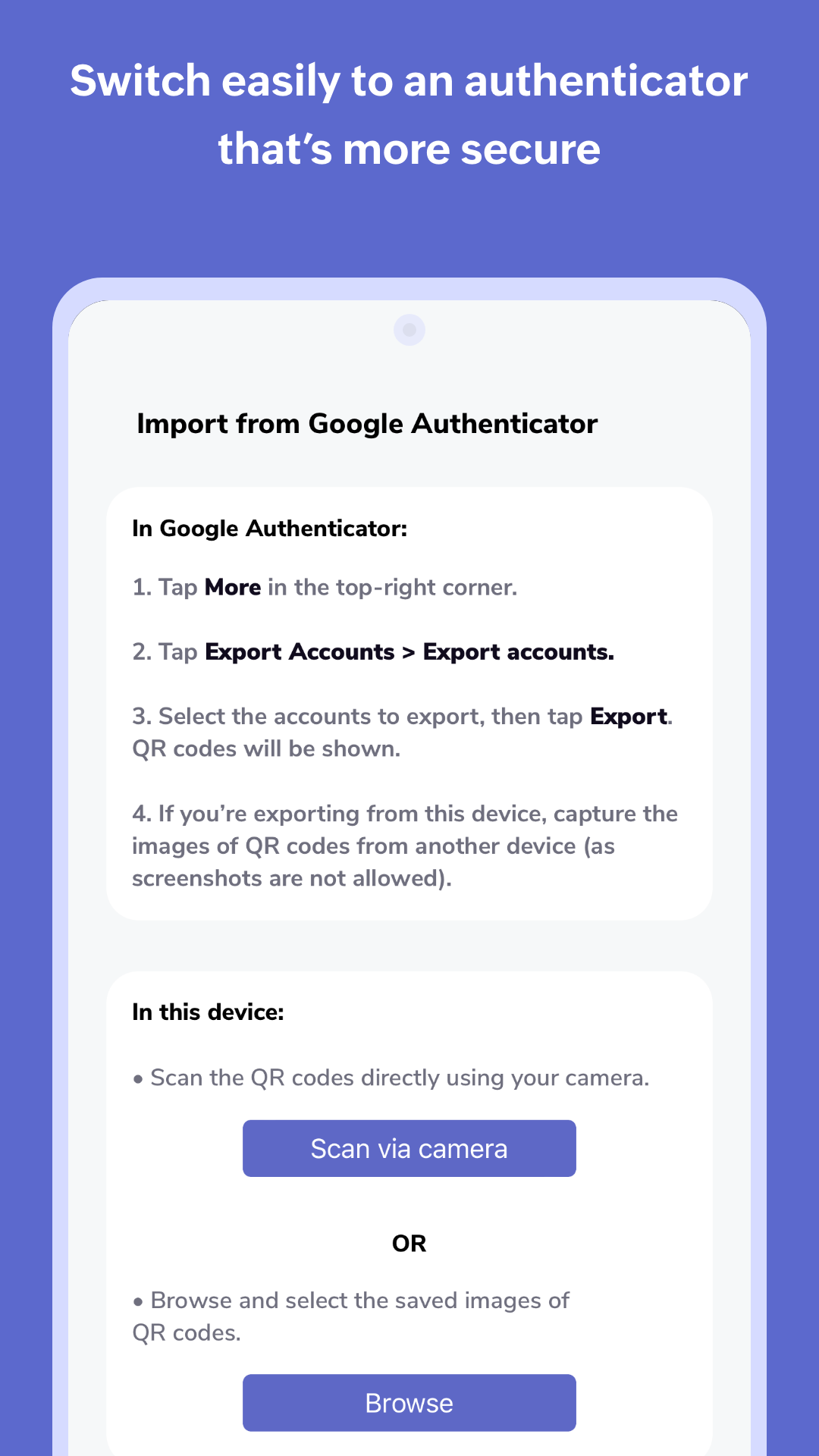 Authenticator App - OneAuth | Indus Appstore | Screenshot