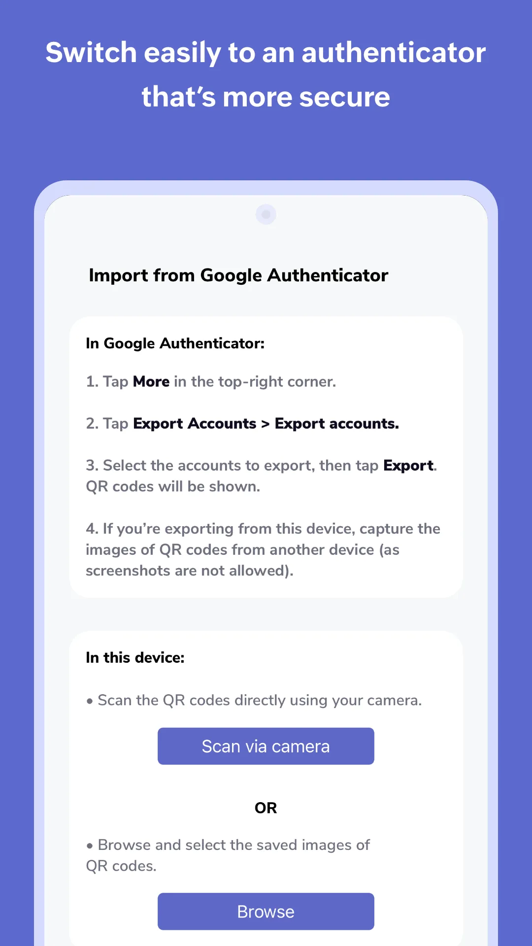 Authenticator App - OneAuth | Indus Appstore | Screenshot