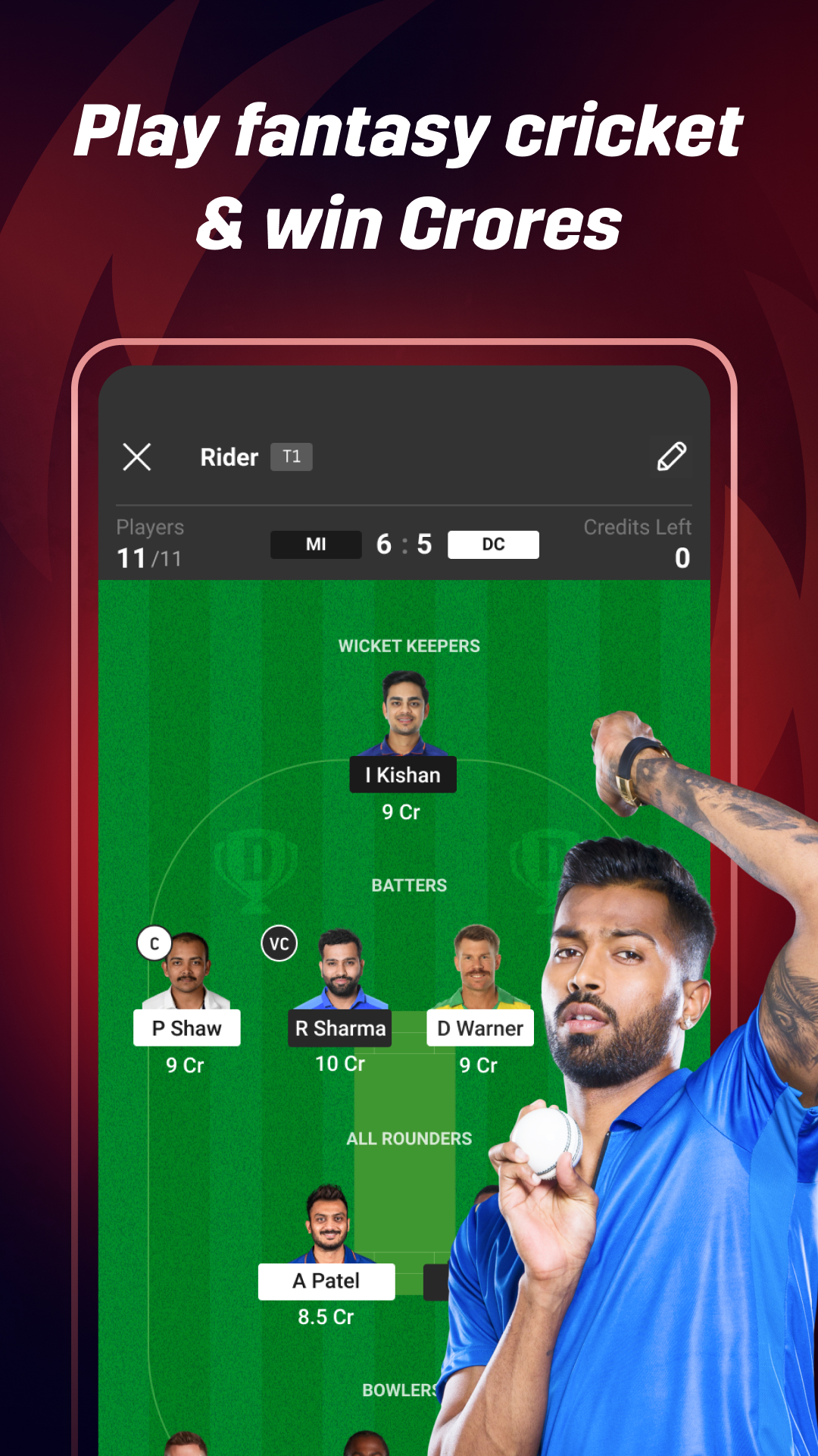 Dream11: Fantasy Cricket App | Indus Appstore | Screenshot