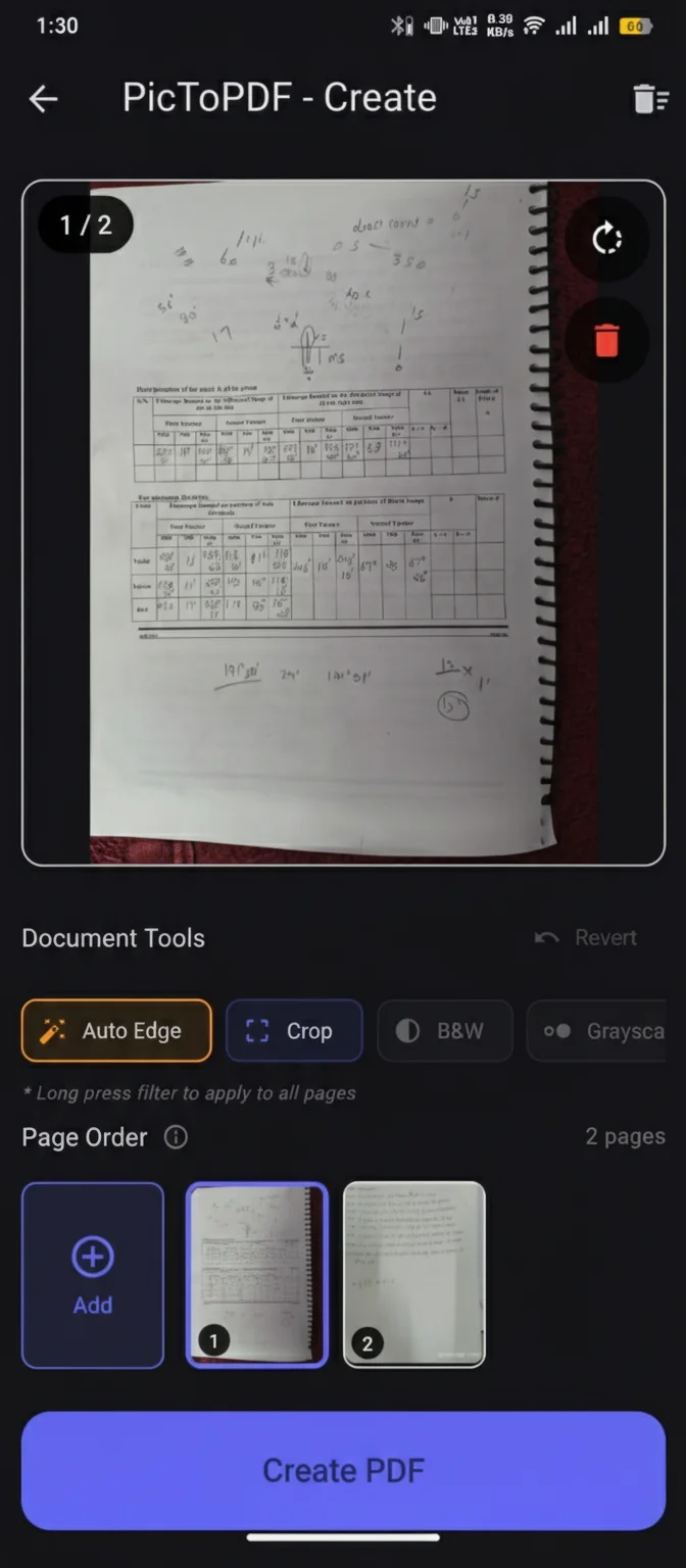 PicToPDF : convert images to high quality PDFs | Indus Appstore | Screenshot