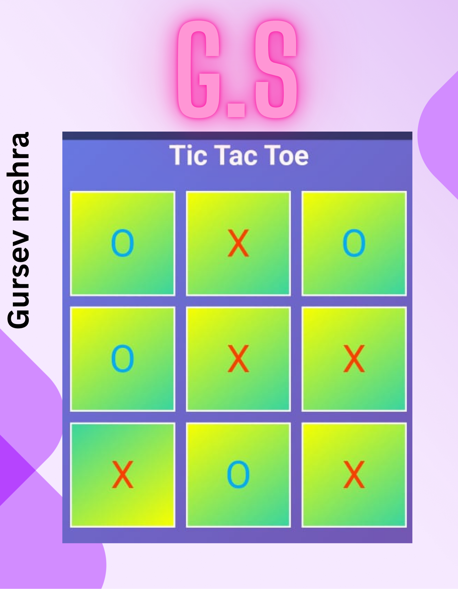 G.S Games tic tac toe | Indus Appstore | Screenshot