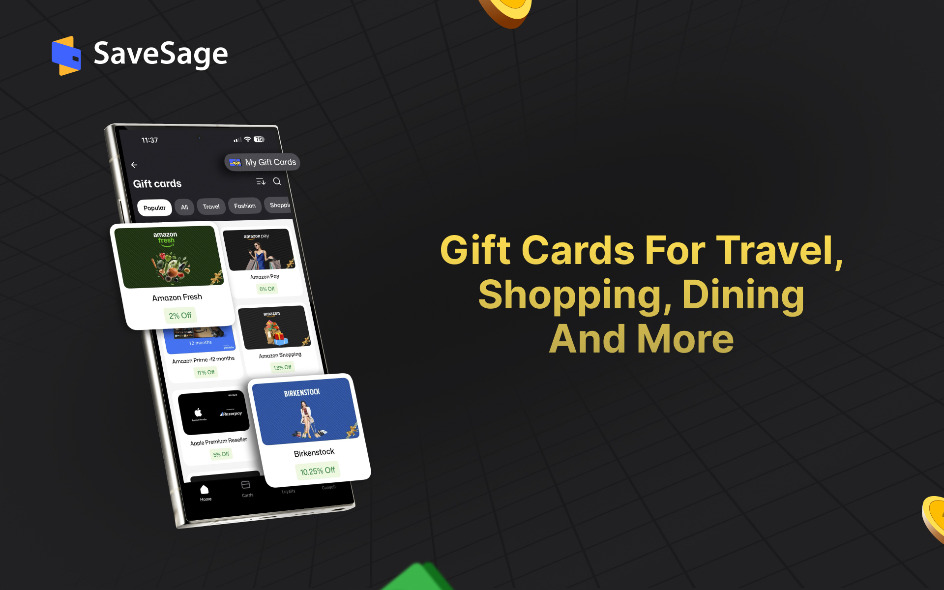 SaveSage® : Credit Card Points | Indus Appstore | Screenshot