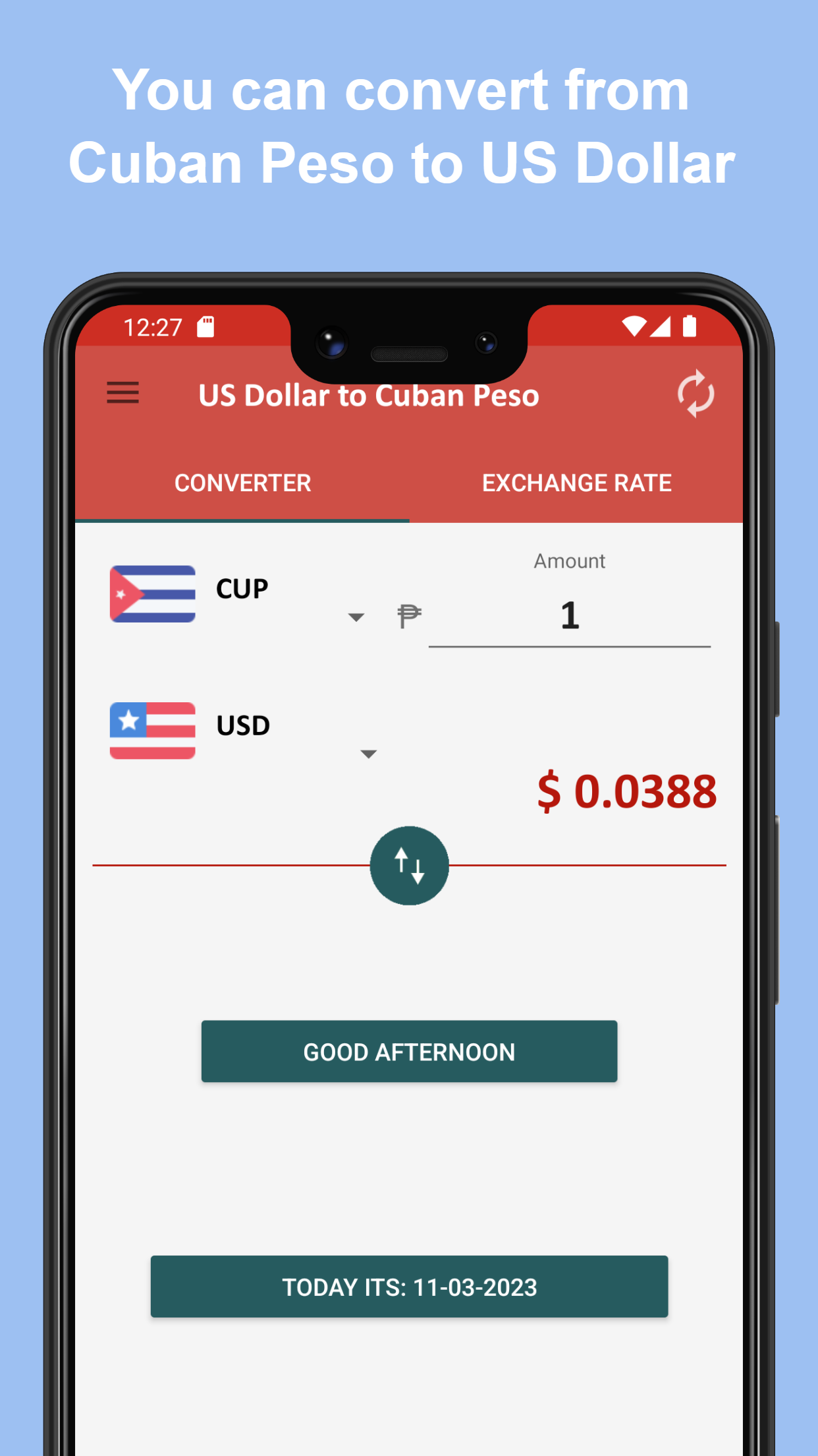 US Dollar to Cuban Peso | Indus Appstore | Screenshot