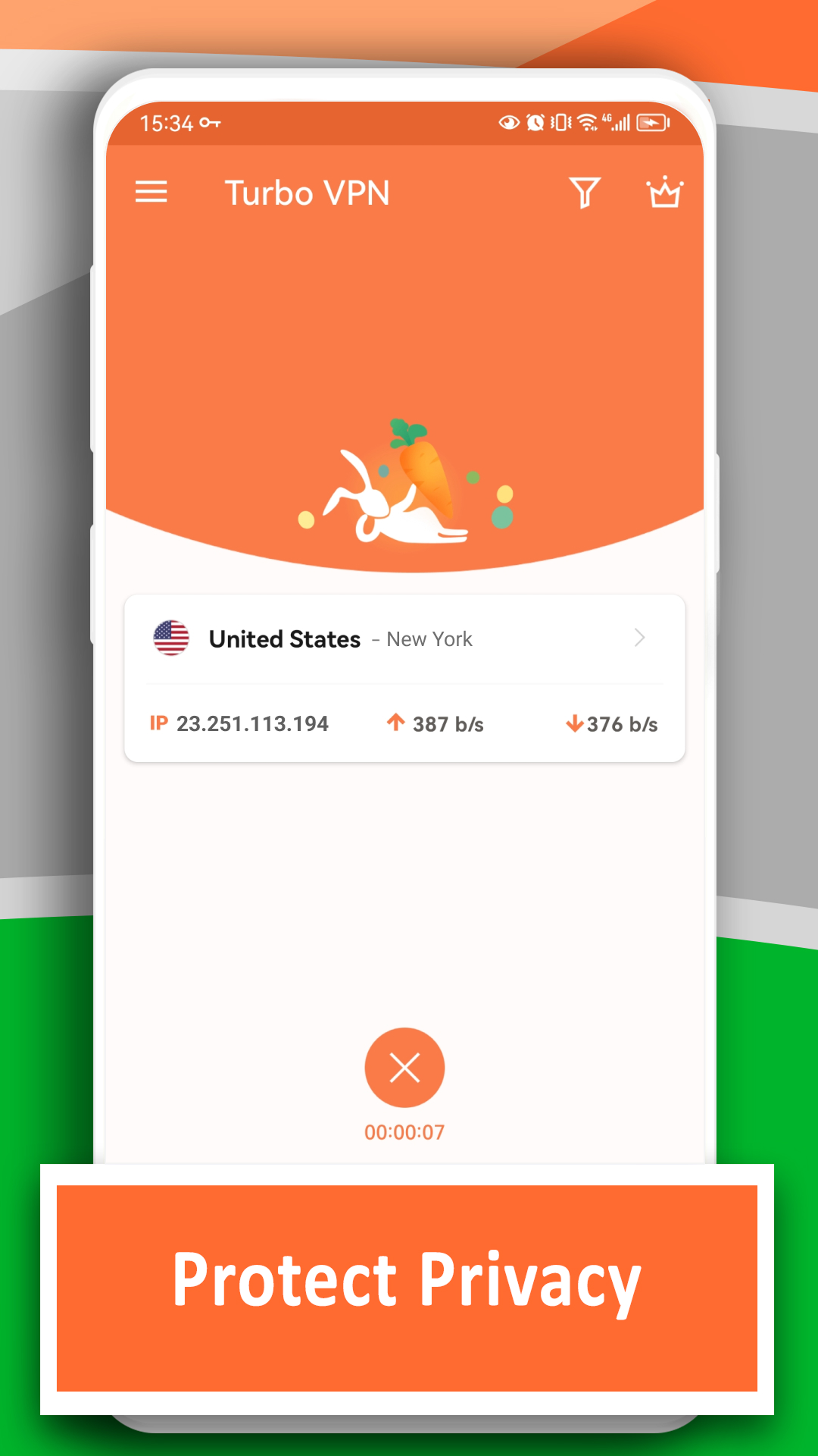 Turbo VPN - Secure VPN Proxy | Indus Appstore | Screenshot
