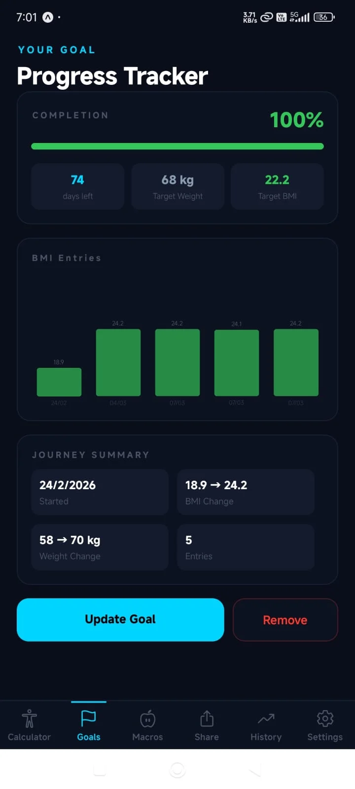 BMI Pro | Indus Appstore | Screenshot
