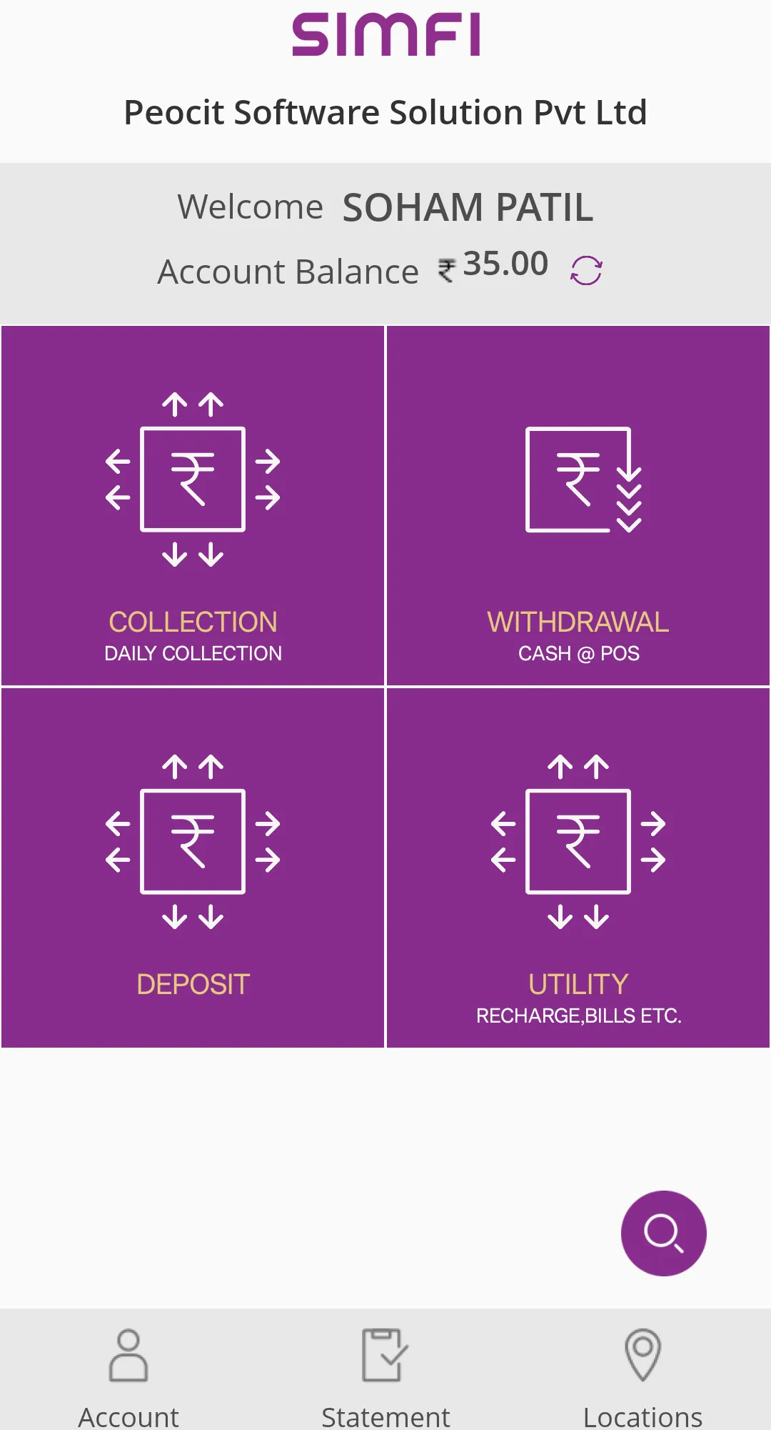 Simfi: Pigmy Collection App | Indus Appstore | Screenshot