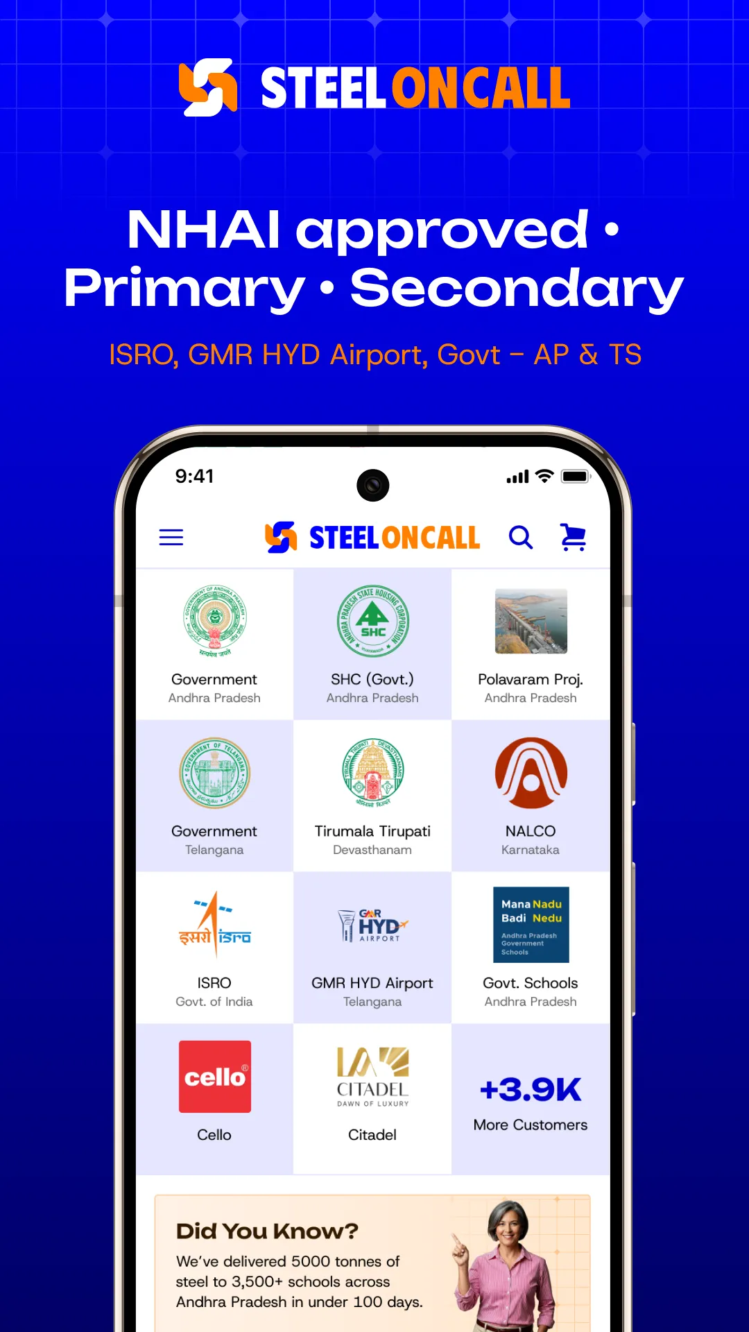 SteelonCall: Buy Steel Online in Minutes | Indus Appstore | Screenshot