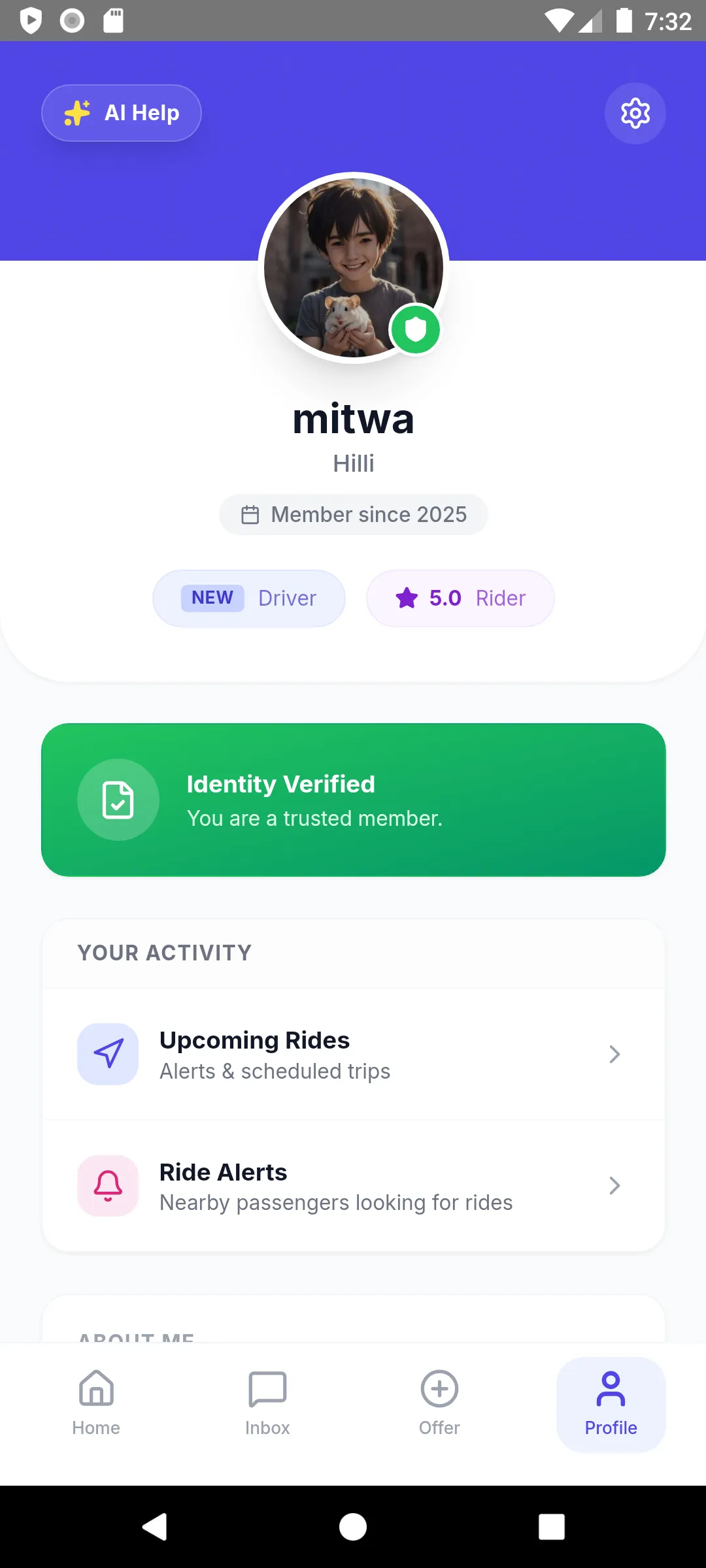 Carpoo – Daily Carpool & Ride Share | Indus Appstore | Screenshot