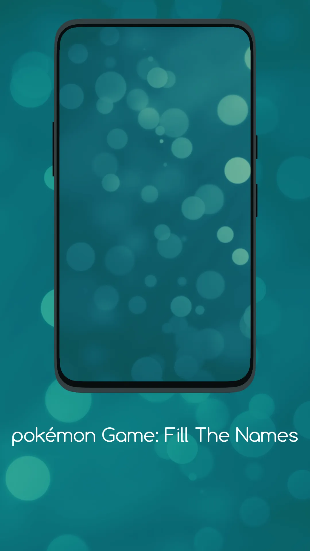 Pokémon Game: Fill The Names | Indus Appstore | Screenshot