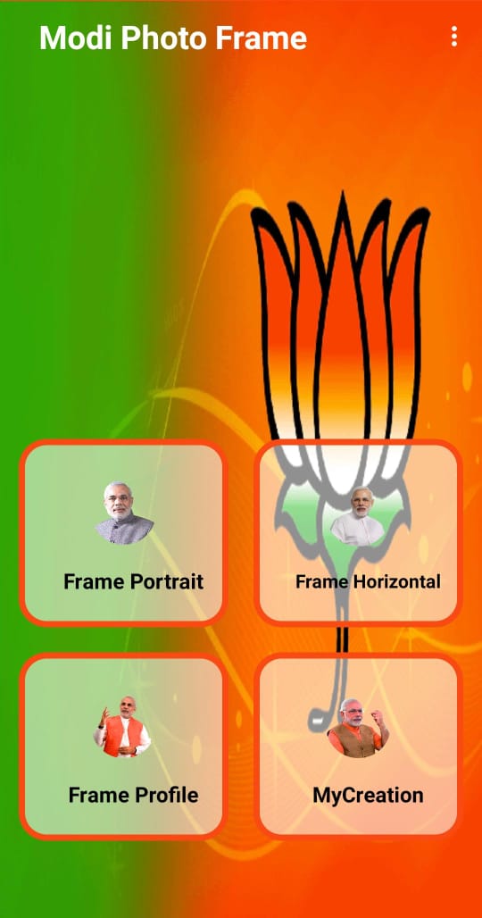 Modi Photo Frame Editor - Modi Selfie | Indus Appstore | Screenshot