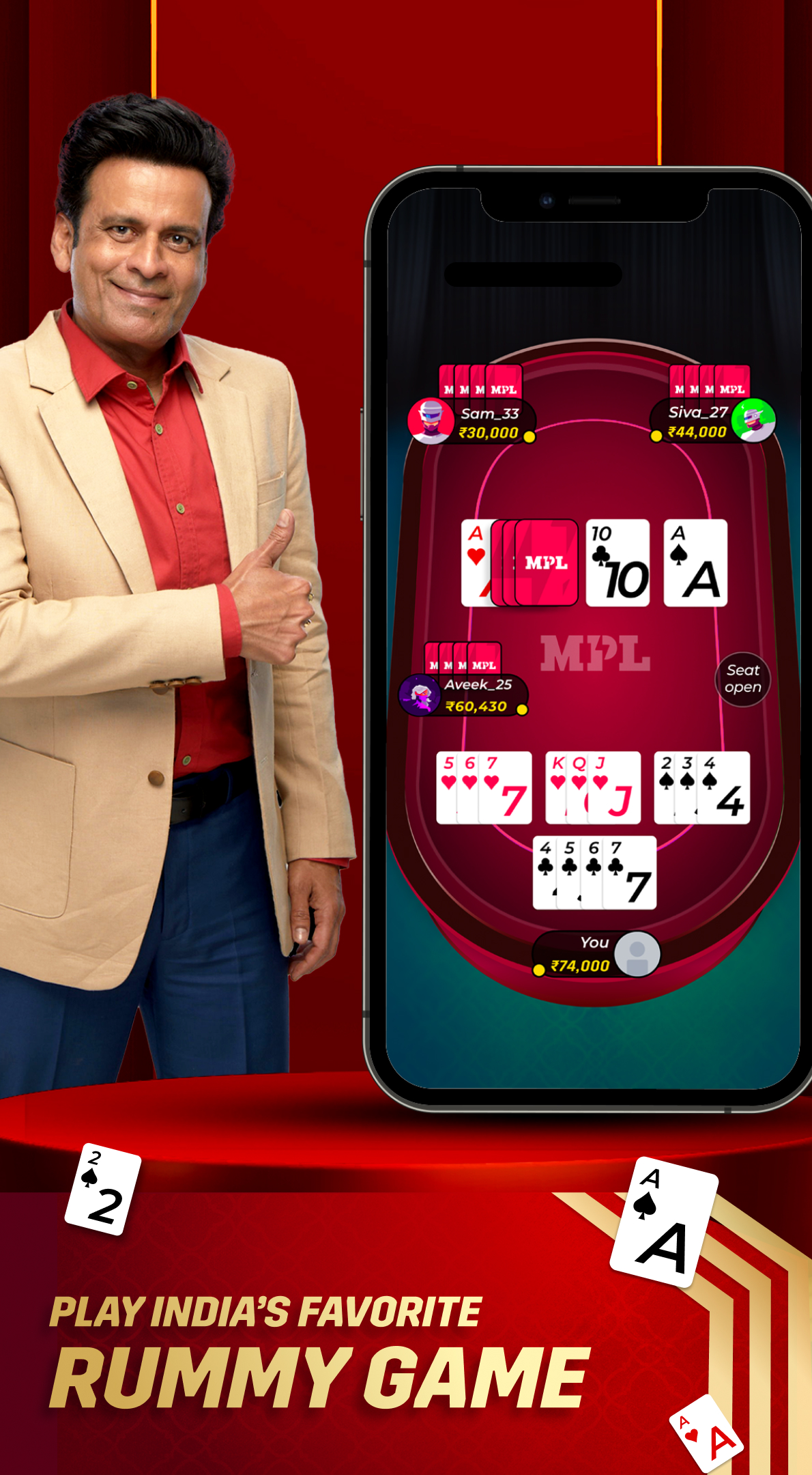 MPL: Play Rummy, Poker, Opinio & Real Money Games | Indus Appstore | Screenshot