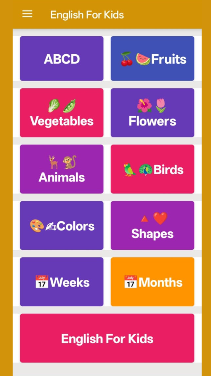 English For Kids | Indus Appstore | Screenshot