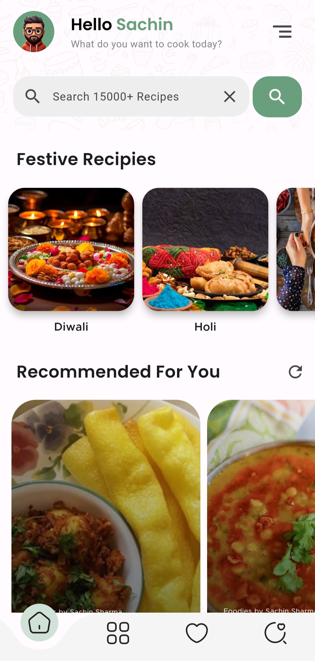 Foodies - The Recipe App | Indus Appstore | Screenshot