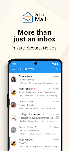 Zoho Mail - Email and Calendar | Indus Appstore | Screenshot