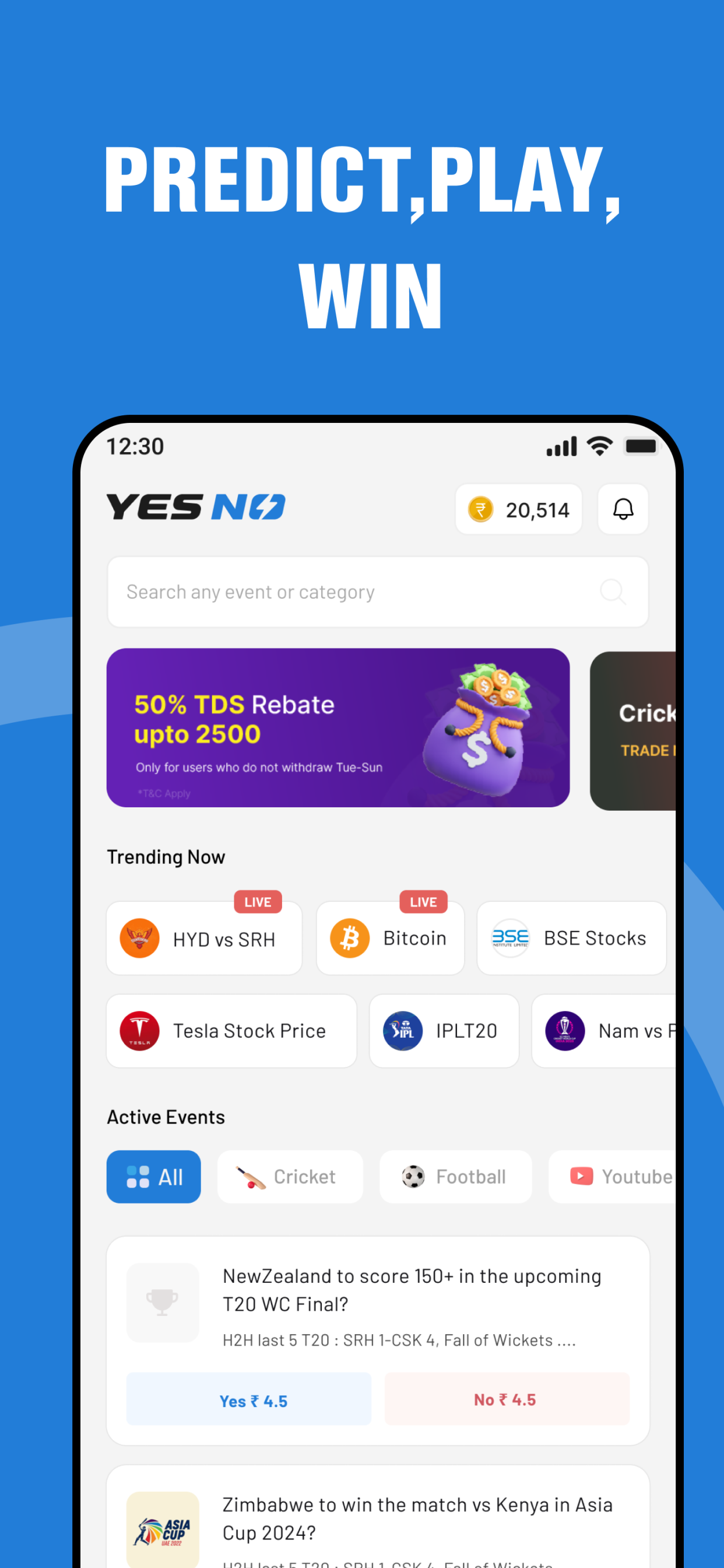 YesNo - Opinion Trade | Indus Appstore | Screenshot