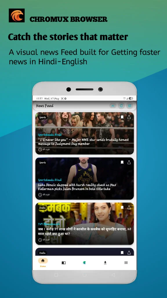 Chromux Browser – Fast, Secure & Private with Ad Blocker | Indus Appstore | Screenshot