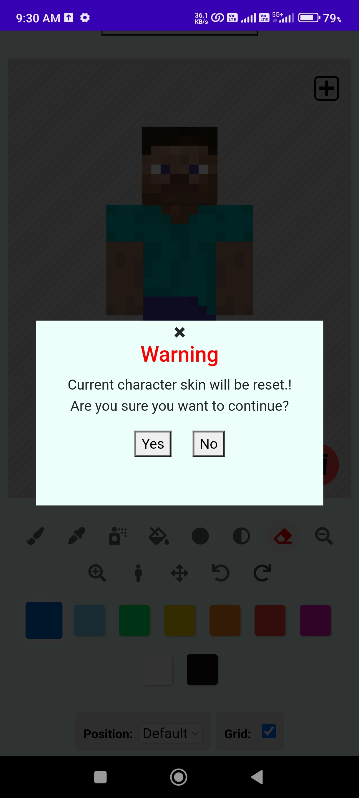 Minecraft Skin Editor | Indus Appstore | Screenshot