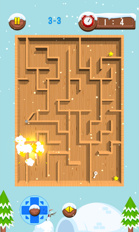 Maze and Snow Ball | Indus Appstore | Screenshot