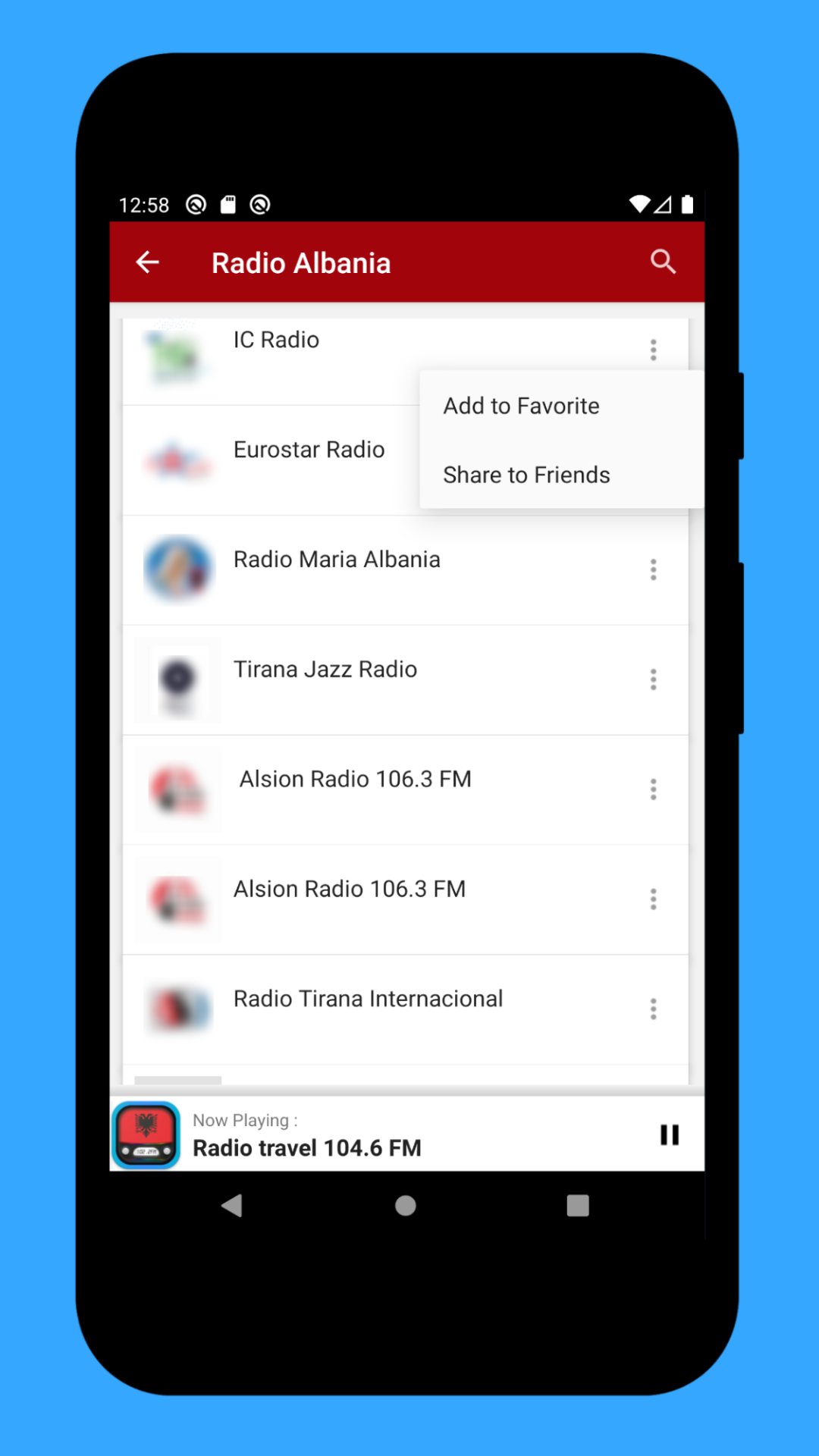 Radio Albania: FM Radio Online | Indus Appstore | Screenshot