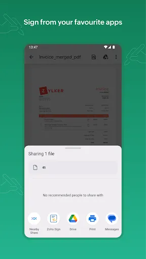 Zoho Sign - Fill & eSign Docs | Indus Appstore | Screenshot
