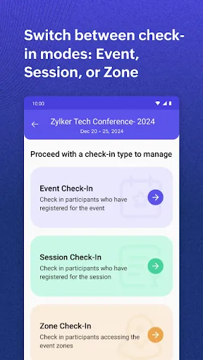 Zoho Backstage for Organizers | Indus Appstore | Screenshot