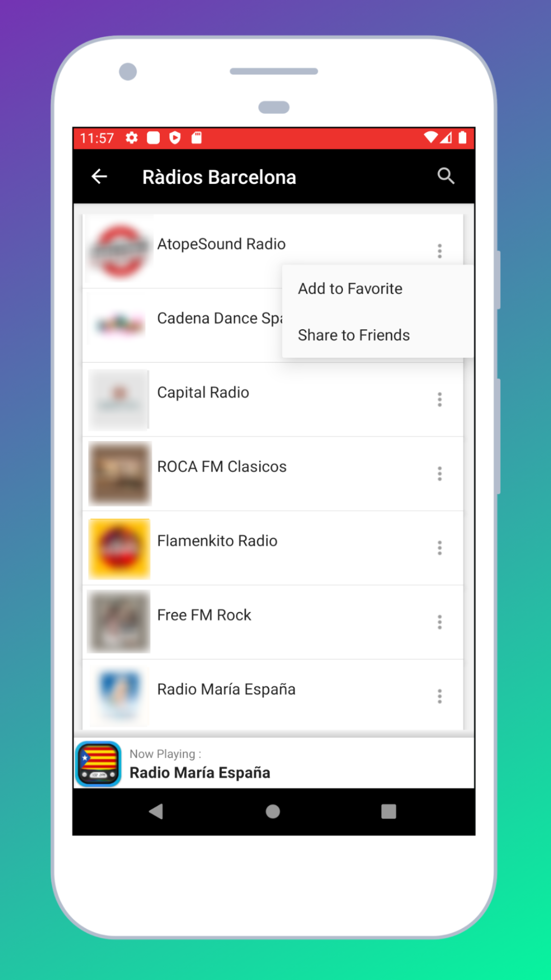 Radio Catalonia + Radio Online | Indus Appstore | Screenshot