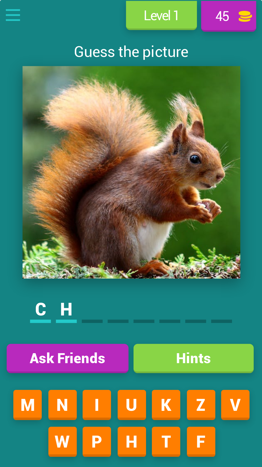 Animal pic Guess the name | Indus Appstore | Screenshot