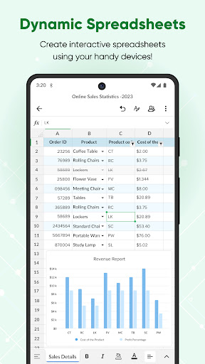 Zoho Sheet - Spreadsheet App | Indus Appstore | Screenshot