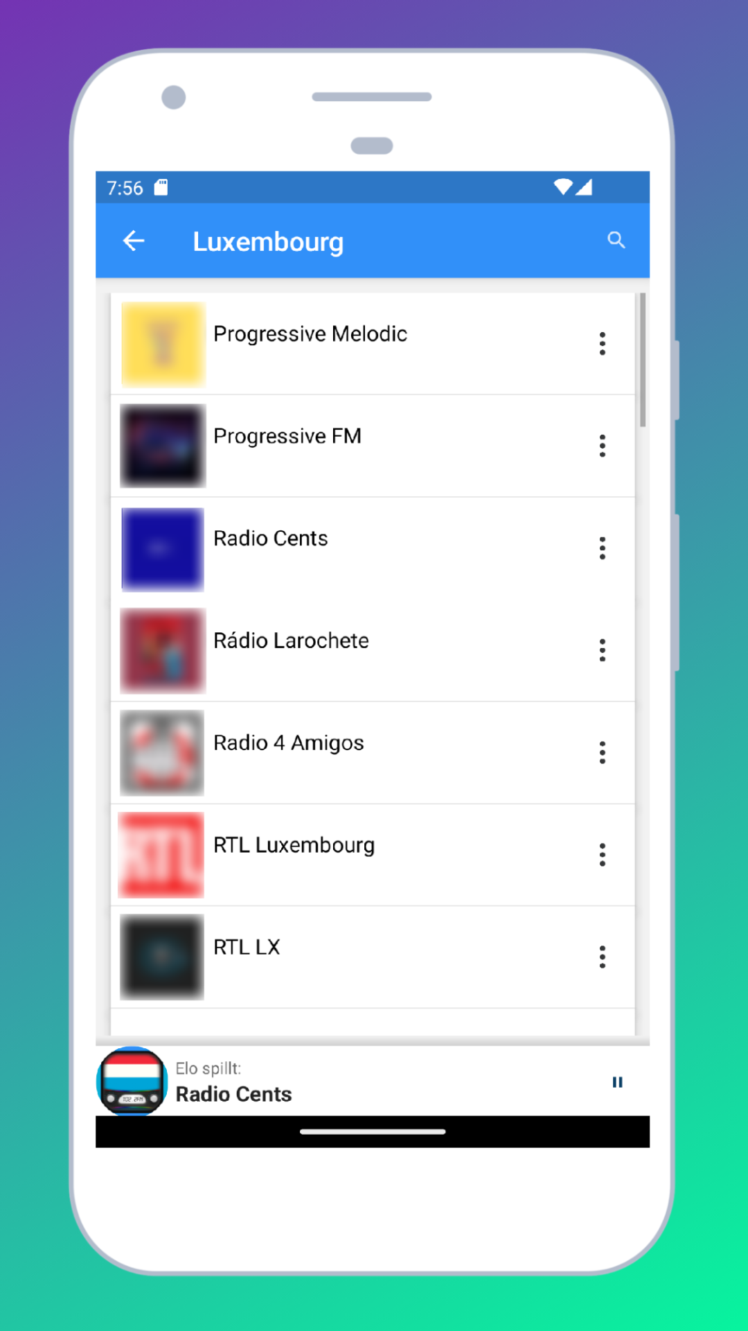 Radio Luxembourg: Radio Online | Indus Appstore | Screenshot