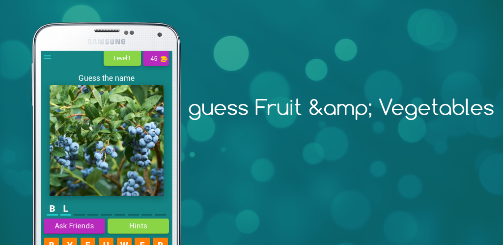 Guess Fruit & Vegetables Quiz | Indus Appstore | Screenshot