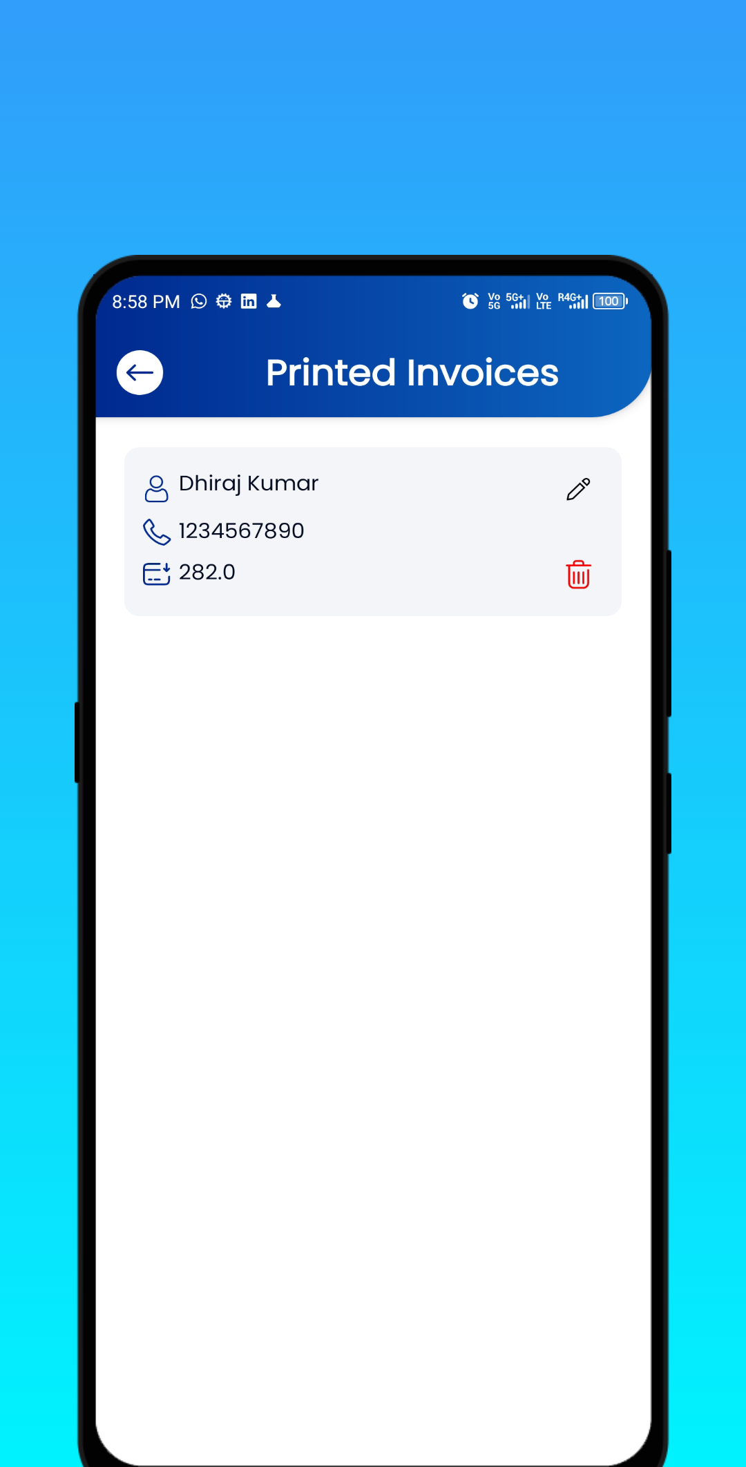 Invoice Master - Free Invoice Generator | Indus Appstore | Screenshot