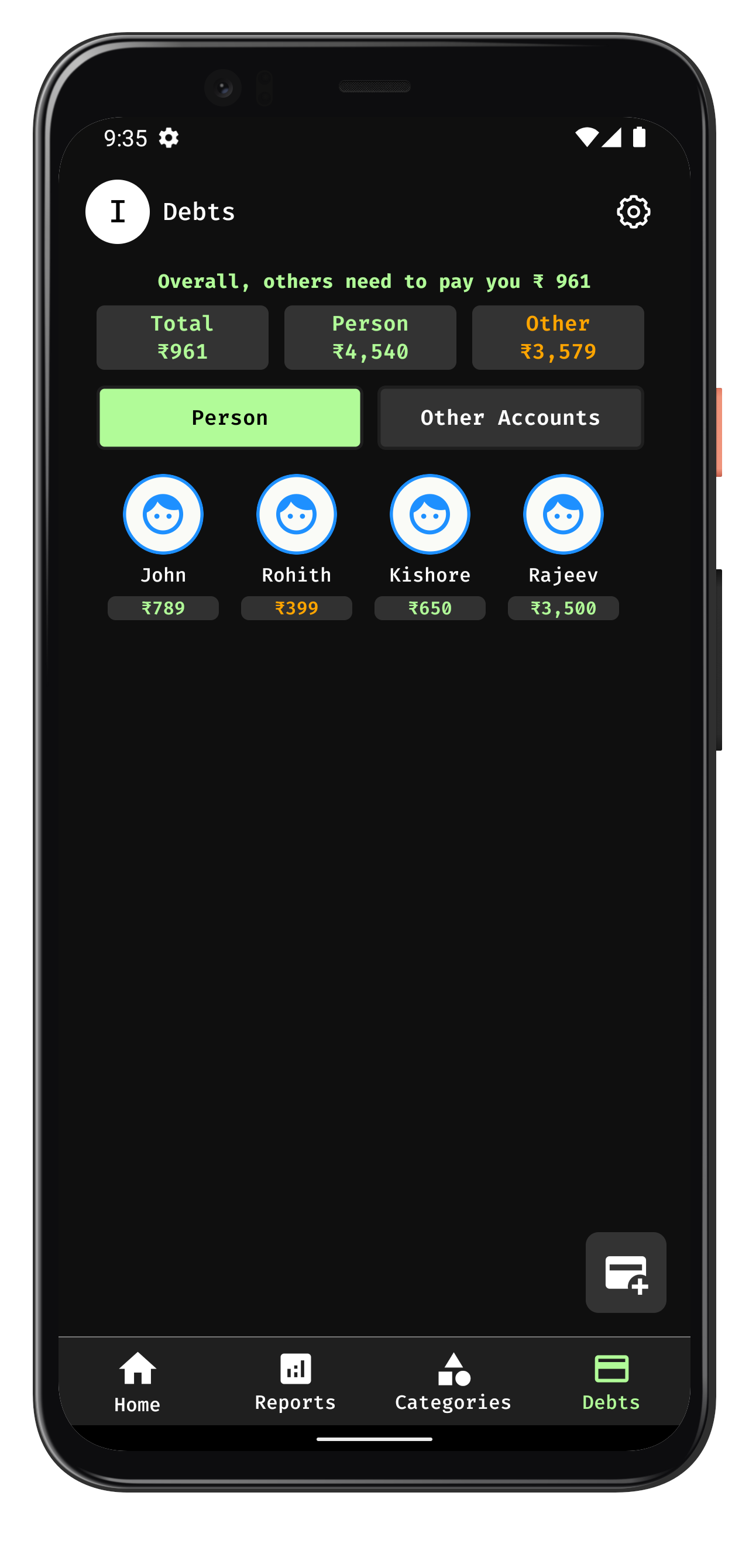 zero - Minimal Expense Tracker | Indus Appstore | Screenshot