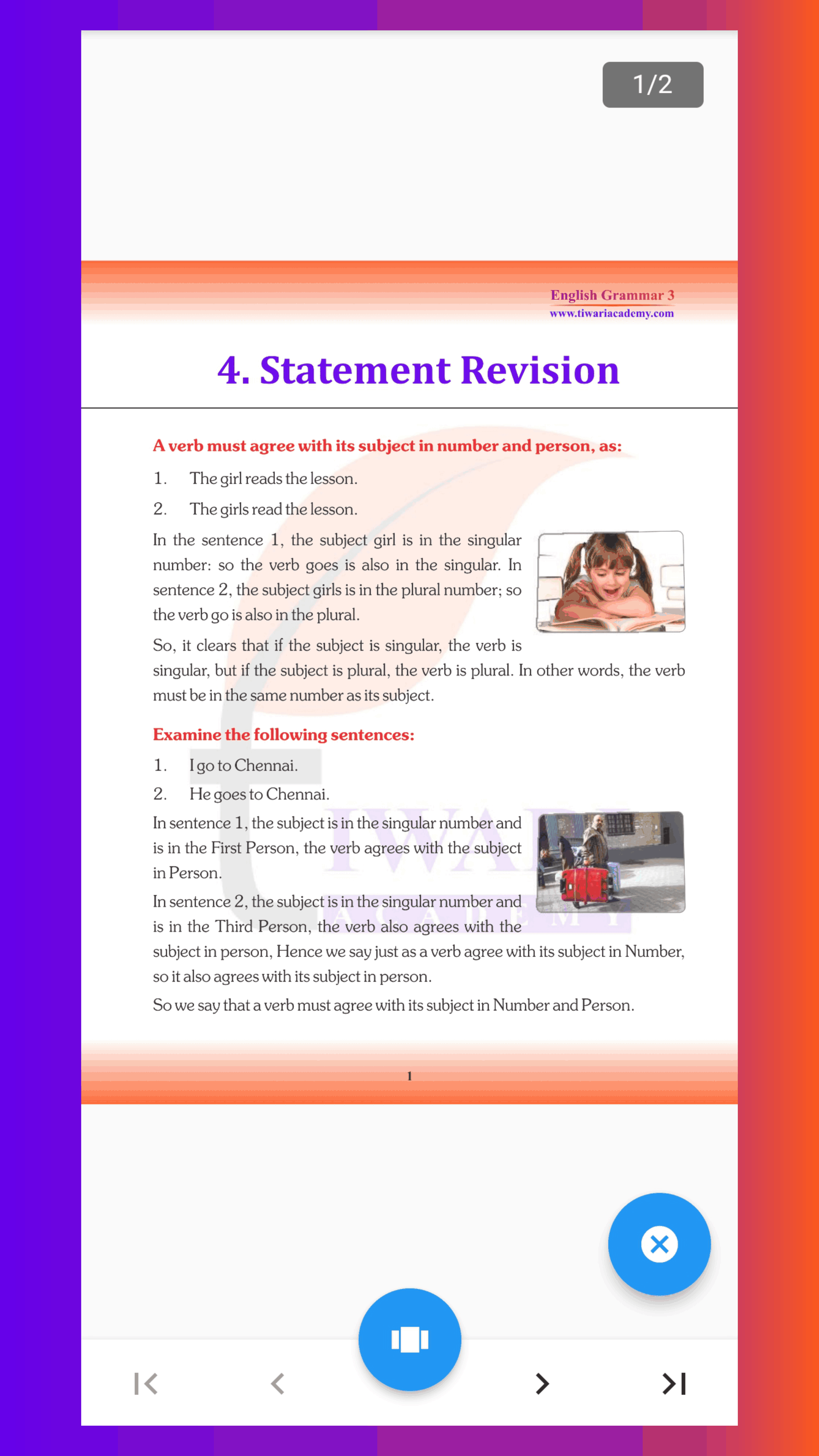 Class 3 English Grammar Book | Indus Appstore | Screenshot