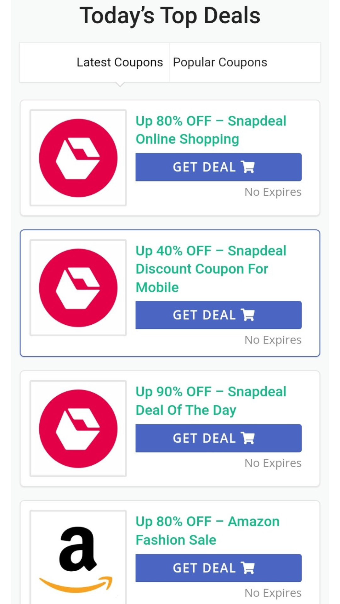 Couponcode - Online Shopping App | Indus Appstore | Screenshot