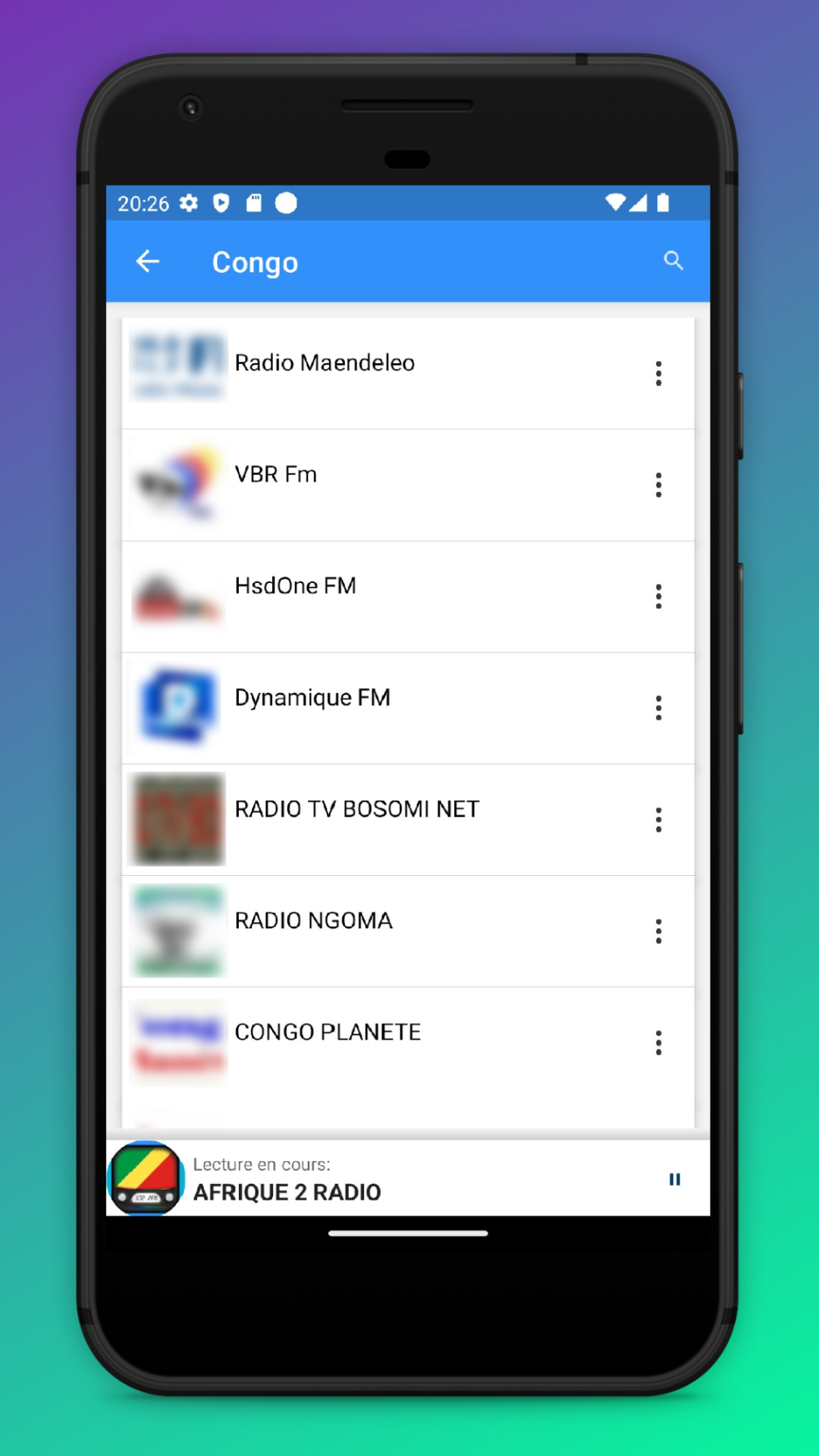 Radio Congo + Radio Congo FM | Indus Appstore | Screenshot