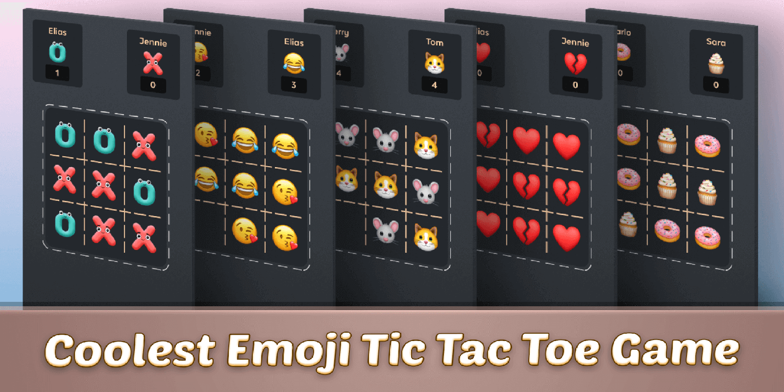 Tic Tac Toe Emoji | Indus Appstore | Screenshot