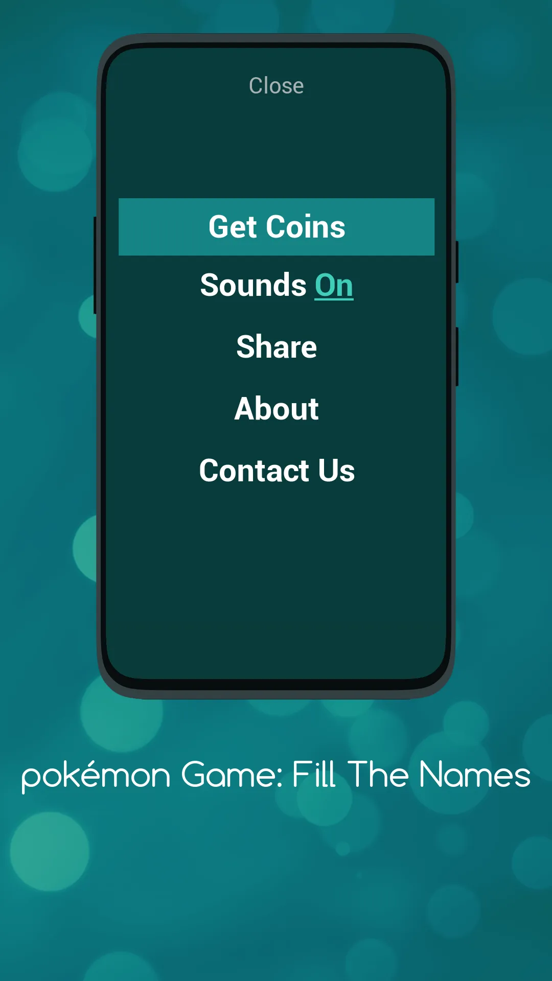 Pokémon Game: Fill The Names | Indus Appstore | Screenshot