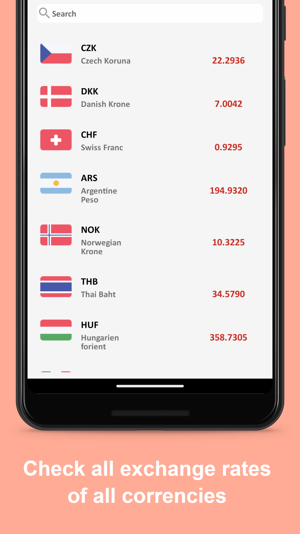 US dollar to Czech koruna | Indus Appstore | Screenshot