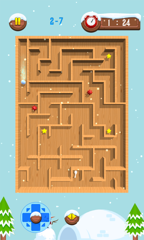 Maze and Snow Ball | Indus Appstore | Screenshot