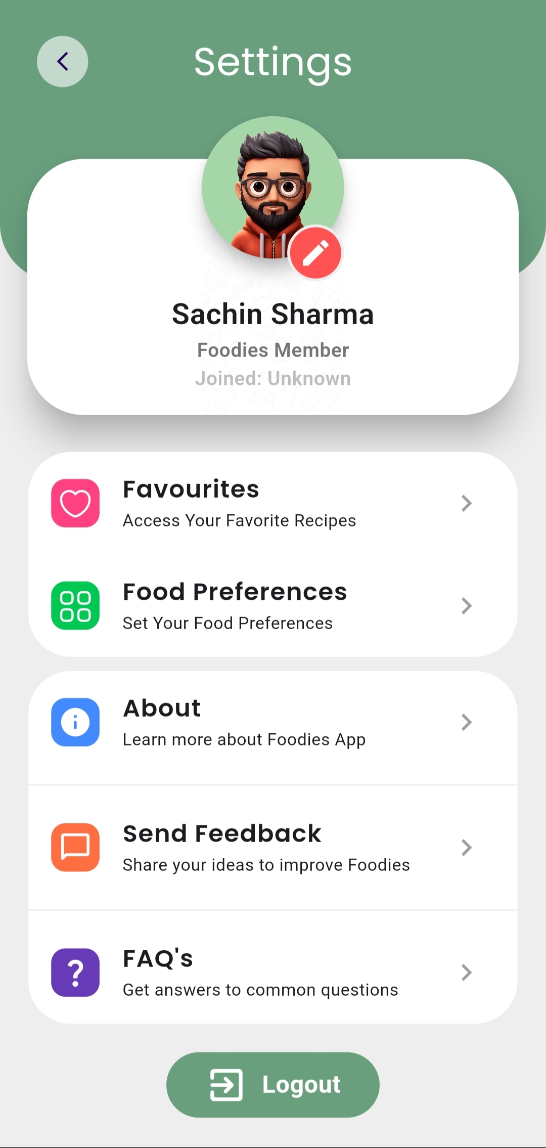 Foodies - The Recipe App | Indus Appstore | Screenshot