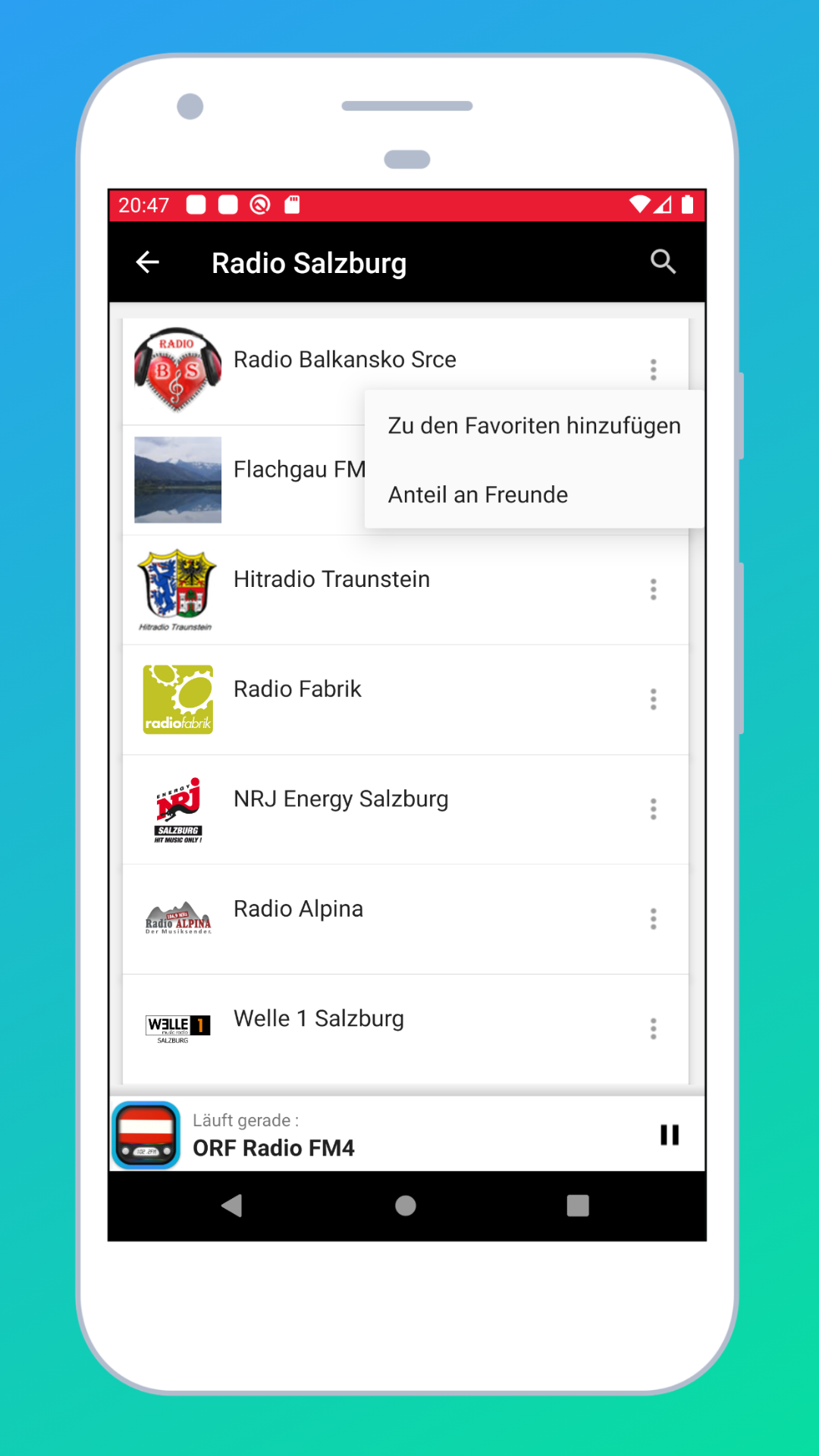 Radio Austria FM: Radio Online | Indus Appstore | Screenshot