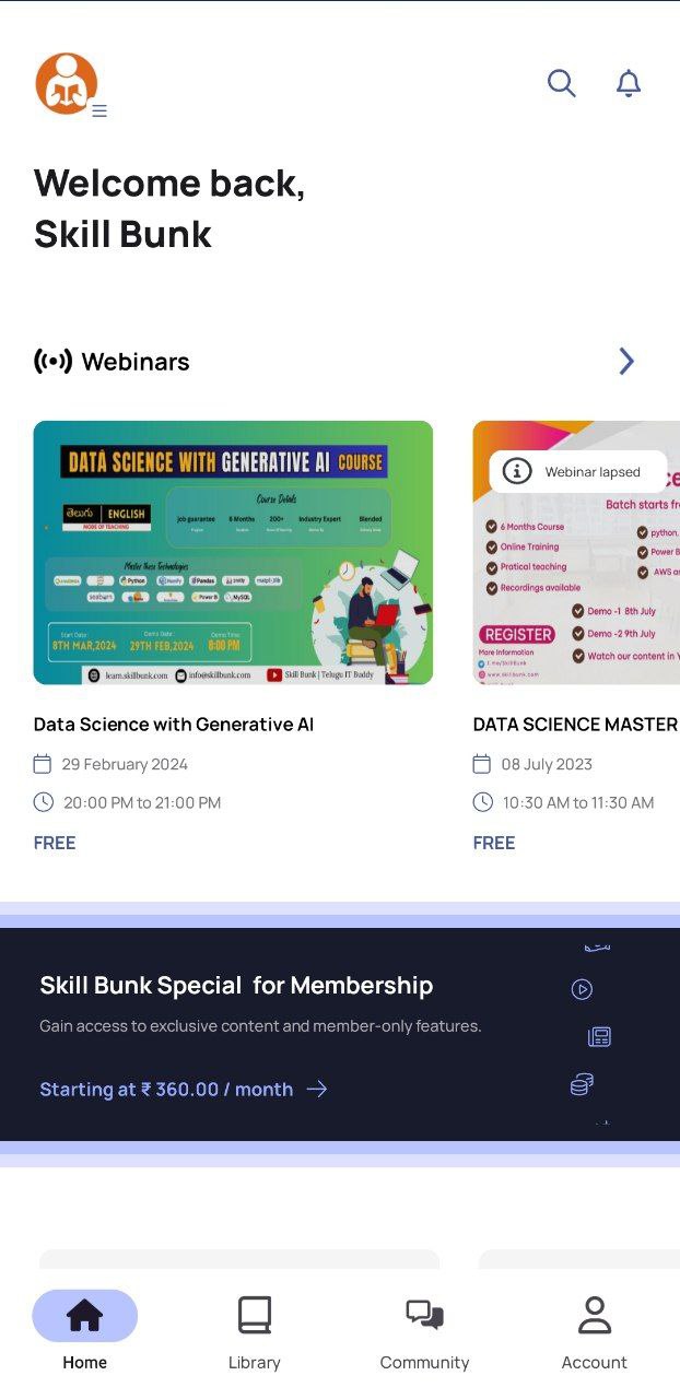 Skill Bunk | Indus Appstore | Screenshot