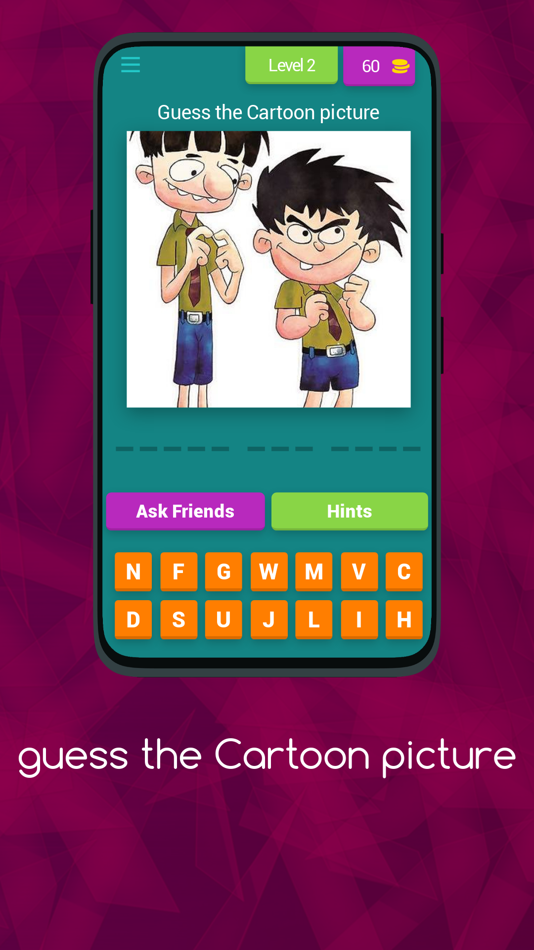 Cartoon Guess Quiz Challenge | Indus Appstore | Screenshot