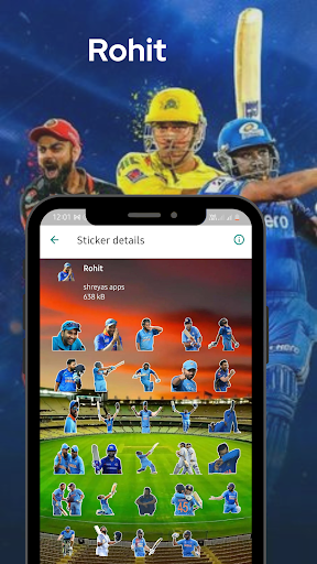 IPL Sticker | Indus Appstore | Screenshot